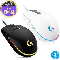 G102 2세대 인체공학마우스추천 롤 pc 마우스 게이밍, 화이트