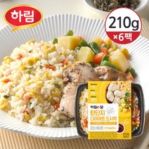 [하림] [냉동] 이닭 탄단지 다이어트 도시락 간장계란밥과 한입스테이크 210gx6팩, 상세 설명 참조