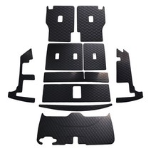 차팡 트렁크매트 포드 익스페디션 4세대(21년~) 차박매트 풀커버 + 도어매트 + 1열 하단 커버, [SS]새들브라운