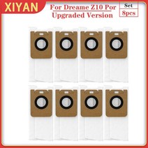 엔진브로워 엔진 대포 송풍기 Xiaomi-Dreame Bot Z10 Pro L10 Plus 자동 빈 로봇 진공 청소기 4L 먼지 봉, [03] 8pcs, 03 8pcs