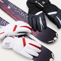 YKEY - 성인 스키/보드/방한장갑 SG-1770, SG-1770 장갑 블랙(남성)