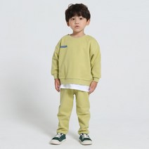 3세부터 7세까지 올리브 심플 아동복세트 봄 가을 어린이집 유치원 등원복