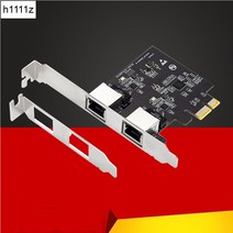 네트워크 카드 PCI Express x1-2 포트 RJ45 기가비트 이더넷 어댑터 Lan 10/100/1000Mbps NIC Realtek RTL8111H 칩 PC 데스크탑용