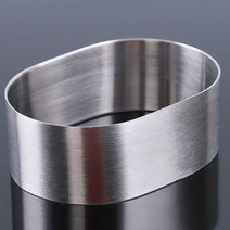 스테인레스 타원형틀 밀봉 카스테라 무스링, 1개