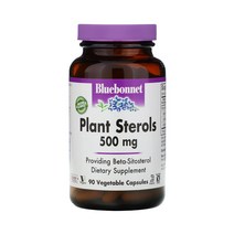 블루보넷 뉴트리션 식물성 스테롤 500mg 90베지캡슐 베타시토스테롤 함유, 1개, 기본