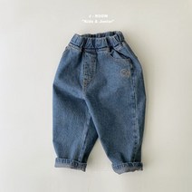 제이룸 자수데님배기바지