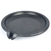 멧돌 고기 불판 삽겹살 돌불판 구이팬 그릴 고기판 대, 대 38cm