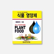 가정용 화초 화분 식물영양제 10P 침투제 정원가꾸기, 10개