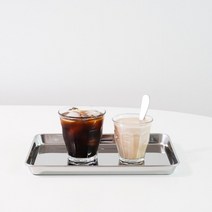 아인슈페너컵 홈카페 강화유리컵 플랫화이트 2size, 130ml, 1개
