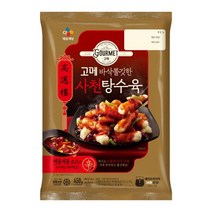 CJ 즉석식품 가족간식 고메 바삭쫄깃한 사천탕수육 밀키트 450g 1세트, 7세트