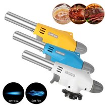 2022 야외 불꽃 총 접 가스 토치 버너 요리 난방 도구 캠핑 바베큐 디저트 납땜, 01 white