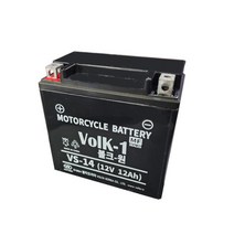 VS-14 12V 12Ah 수입차 벤츠 차량용 보조배터리 DF14 AGM Battery DF14 AUX14 XV12-14 YTX14 STX14 호환가능, 1개