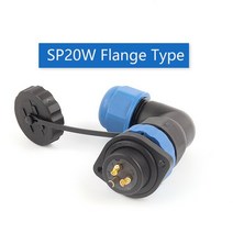 키보드항공케이블 항공케이블 키보드케이블 SP20 IP68 팔꿈치 방수 커넥터 스트레이트 플러그 소켓 남성 여성 1/2/3/4/5/6/7/9/10/12/14 핀 와이어 항공 케이블, 06 Elbow Flange_05 5P