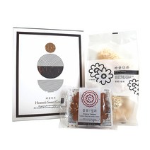 하늘한과 답례품 한과 조청 유과 찹쌀 약과 한과세트 어린이집 선물, 답례품(유과+약과2개)