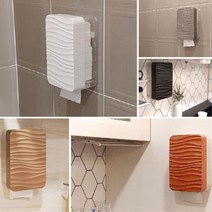 벽에붙이는 반투명 인테리어 냅킨케이스 냅킨홀더, 펄다크그레이