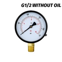 디지털 압력계 차압계 연료 공기 유압 테스터용 압력 게이지 스레드 링크 Zg1/2 1 1.6 2.5 4 6 600ba, 02 02_08 0-25bar