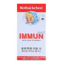 로트벡쉔 이뮨샷 올인원 비타민플러스 60ml x 10병 x 1박스.YG