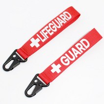 라이프가드 메탈 키링 열쇠고리 스트랩 키홀더, GUARD