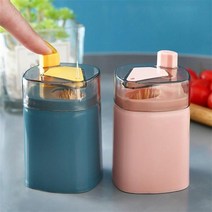 기발한아이디어상품 아이디어주방용품 펌핑 이쑤시개 케이스 디스펜서, 1개, 펌핑 이쑤시개 케이스(그레이)