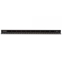 Swanson Tool Co ASR012 30.5cm(12인치) 알루미늄 건축가 스케일 삼각형 눈금자 레이저 에칭 눈금 블랙