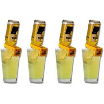 Tipsy Umbrella Corona-Rita 마가리타호르다 4개 세트 옐로우불, 옐로우, 한 사이즈