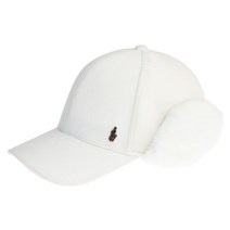 라파클럽 남녀공용 하드챙 귀도리 골프 겨울 방한 모자