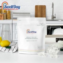 1300K 스웰데이 캡슐형 2in1 식기세척기 세제 120개 30개입X4팩, 단품