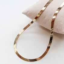 뷰띵 14K 18K 노하우 뱀줄 스네이크 목걸이 (4mm)