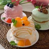 달콤케익 케익모형 미니플레이트 모조장식 홈까페 스튜디오촬영 소품 까페소품 매장 인테리어, 망고