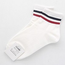 여자 발목 두줄 단목 데일리 흰검빨 양말 1켤레개성있는스타일링 페이크삭스 교복양말 이쁜양말 캐릭터양말양말쇼핑몰 숙녀양말 발목양말 학생양말 패션양말 양말브랜드 여성 양말 정장양말 여자양말 간결한디자인 스포츠양말 면양말 가을양말