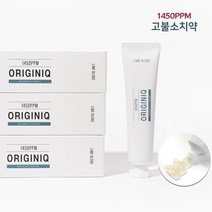 오리지니크 1450PPM 고불소 치약, 85g, 3개