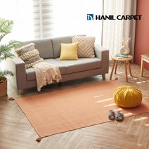 [한일카페트] 팔레트 핸드메이드 코튼 테슬 러그 140x200