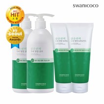 스와니코코 편백나무 샴푸 500g *2개 + 트리트먼트 200g *2개 (탈모증상 완화 기능성), 단품