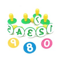 위withh_키즈맘아트 Diome 스마트스탬프 숫자 10종세트 놀이 물감 유아미술 아동 찍기 어린이♥withy, ♥withyou!