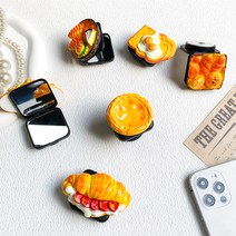 베이커리 음식 미러 그립톡 스마트톡 휴대폰 핸드폰 거치대, 2번