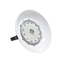 ZAM 젬 고효율 LED 공장등 AC 국산 물류창고 산업등 IP65 산업용 원형 투광등 체인형 투광기 방수 고천장등 방진등 야외 운동시설조명 실내 강당 체육관 물류센터 주유소 보안, 젬 고효율 LED 공장등 AC 150W