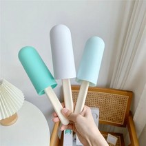 돌돌이 테이프 클리너 롤러 세트, 라이트블루+흰색