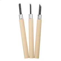 우드카빙키트 조각끌 목공칼 접도 3/4/5/6/8Pcs 나무 조각 도구 치즐 나이프 세트 목각 키트 공예 목공예 Gouge 손, [02] 3Pcs
