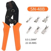 전동 충전 터미널 슬리브 유압 SR 압착기 터미널 래칫 와이어 압착 펜치 교환 다이 SN4 0.5 1.5mm2 22 16WG, 08 SN4