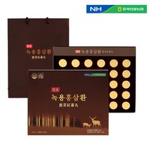 충북인삼농협 발효녹용홍삼환 30환(3.75g x 30환), -, 발효농용홍삼환 30환(3.75g x 30환)