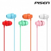 [아트박스 POOM/피센] 피센 커널형 입체음향 이어폰 (PISEN_A001), PISEN_A001, 레드