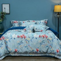 이불 요 꽃 Coloful 침구 세트 침대보 사 킹 커버 퀸 활기찬 매트 밝은 베개, 본상품선택