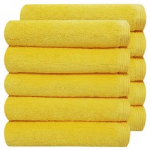 100장 업소용 150g 인쇄무료 모텔 호텔 펜션 미용실 요양원 기념 수건 타올, H150g-옐로우100장