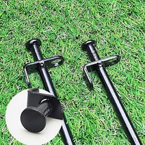 야광 캠핑 단조팩 30CM 블랙 캠핑말뚝 타프팩 텐트고정핀