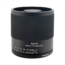 토키나 400mm F8 MF Canon EF 슈퍼 반사렌즈 캐논 EF 보케효과