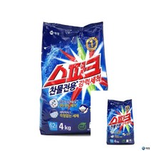 스파크 가루세제 4KG 일반용 리필 1EA 가루세탁세제 가루세탁세제 빨래세제