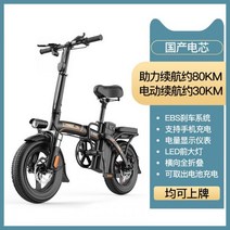 IFREEGO 접이식 전기 자전거 소형 리튬 배터리 초경량 휴대용 전동 킥보드 배달 운동 패달 겸용, 150KM주행3