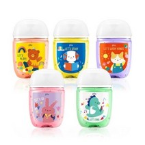 플루 의약외품 클린 겔 손소독제 과일향 30ml x 5종 + 휴대용 홀더 5p 세트, 10세트