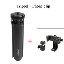 휴대용 Vlog 삼각대 미니 데스크탑 짐벌베이스 DJI Osmo 모바일 3 OM5 4 ZHIYUN Feiyu 스마트폰 DSLR SLR 카메라, 01 With phone clip