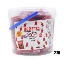 베베토 콜라향 젤리, 980g, 2개